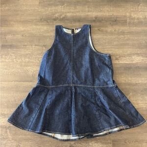 H&M Dark Blue Denim Mini Dress